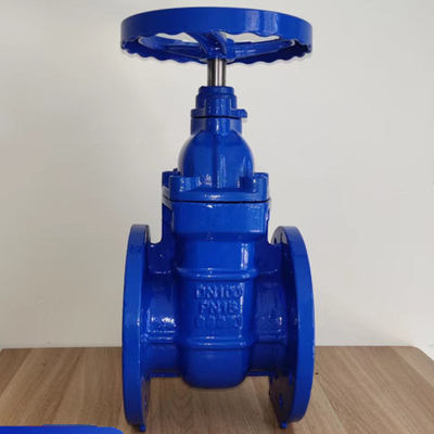 F4 Ggg50 부드러운 밀봉 DN50 문짝 밸브는 녹슬지 않은 NBR EPDM 밀봉으로 플랜지처리되었습니다