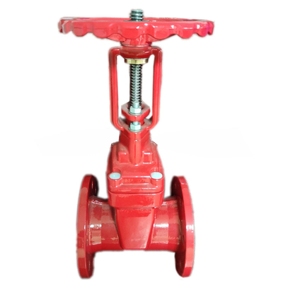 Pn10 DN20 탄력적인 좌석 플랜지 Cast Iron Rising Stem Wedge Gate Valve
